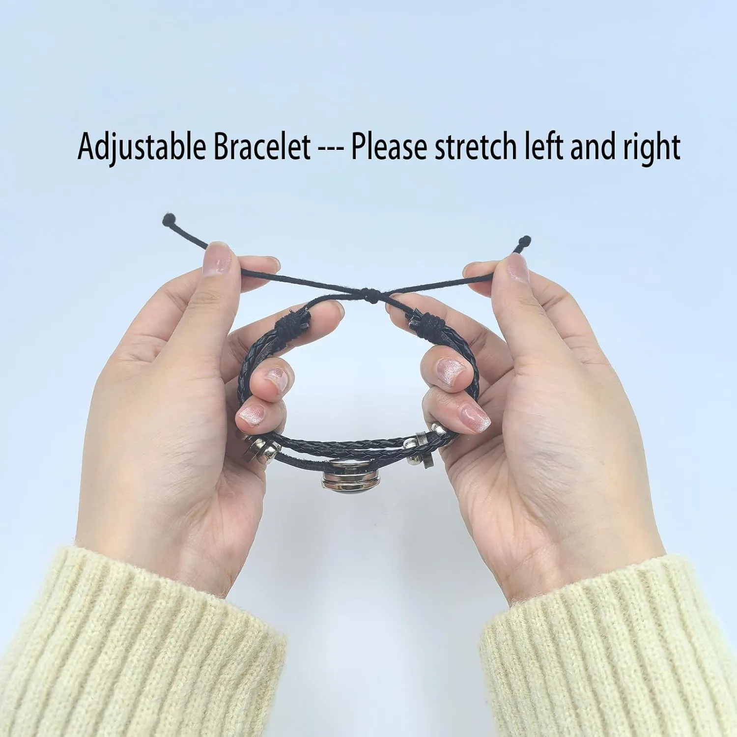 12 Zodiac Leather Adjustable Bracelet Spirit Constellation Zodiac Bracelets Guardian Bracelet Gift for Constellation Lovers