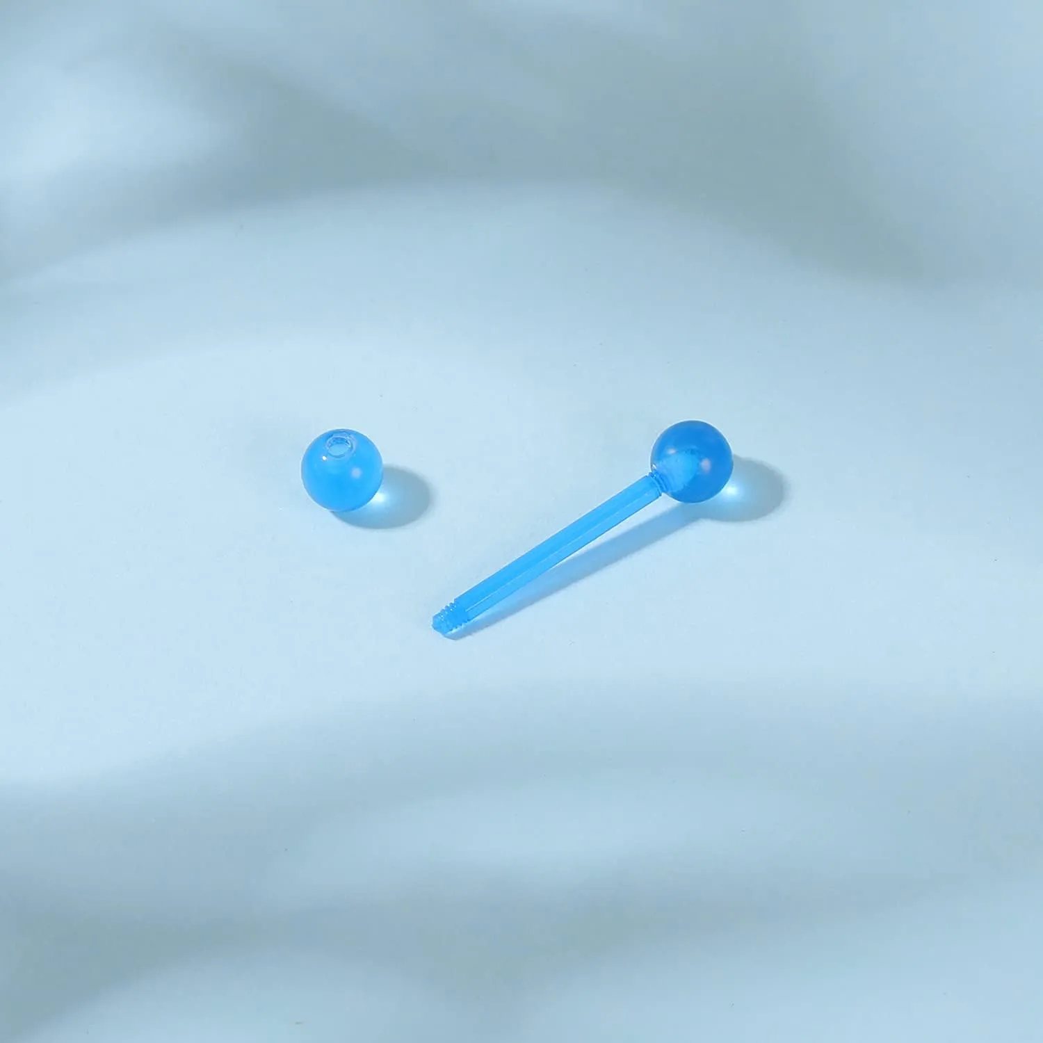 14g 16g Clear Plastic Nipple Rings for Surgery Pregnant Maternity Weaning, Horseshoe Nipple Piercing Jewelry, Plastic Clear Tongue Rings Piercing Retainer Jewelry
