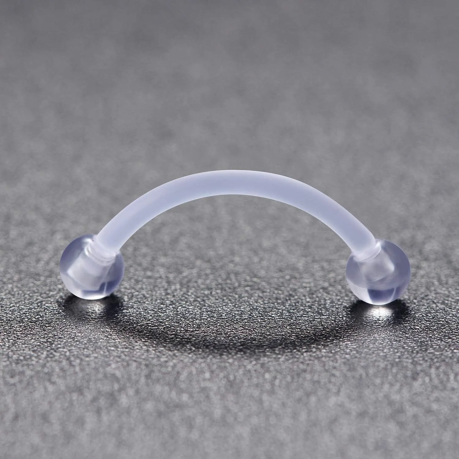 14g 16g Pregnancy Belly Button Rings Pack, Maternity Belly Button Piercing Clear Piercing Retainer Jewelry, Short Long Bar Plastic Belly Button Rings for Surgery Healing, Bioflex Curved Barbell Belly Rings for Women