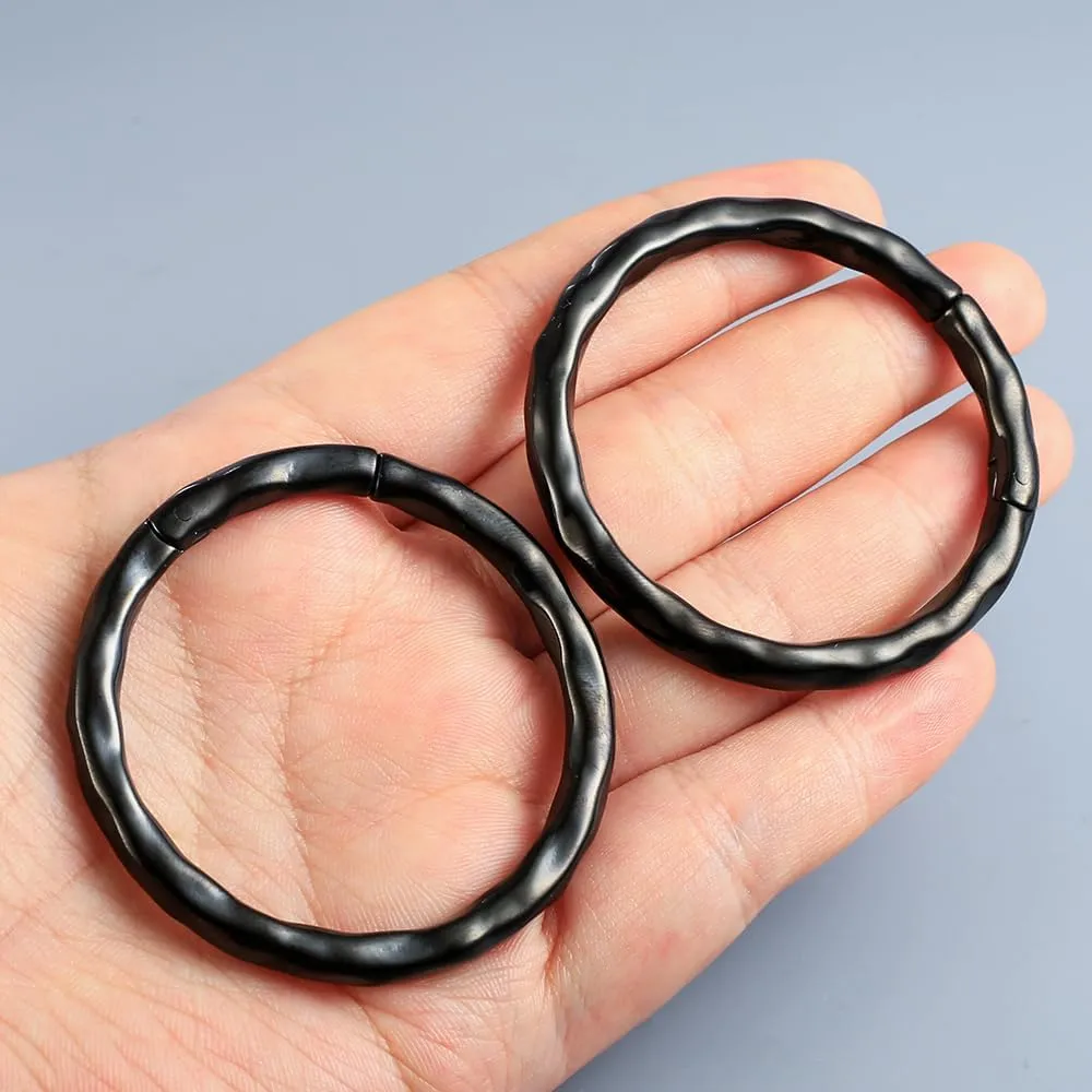 2 PCS Ear Weight for Lobe - 6mm  Ear Tunnels Plugs - 316 Stainless Steel - Hypoallergenic Expander