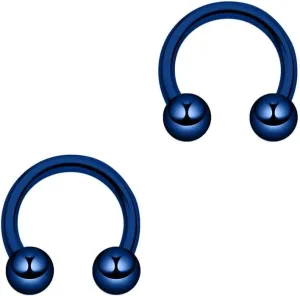 2PCS Silvery 16G 1.2mm Titanium Steel Surgical Steel Septum Piercing Stainless Steel Horseshoe Septum Nose Rings U-shaped Nose Lip Piercing Septum Jewelry for Women 6mm