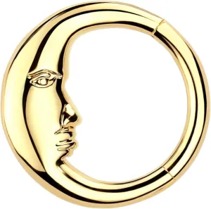 316L Stainless Steel Septum Rings, Segment Nose Rings for Women Men, Cartilage Clicker Earrings Hoop for Helix, Rook, Daith, Tragus Piercing Jewelry