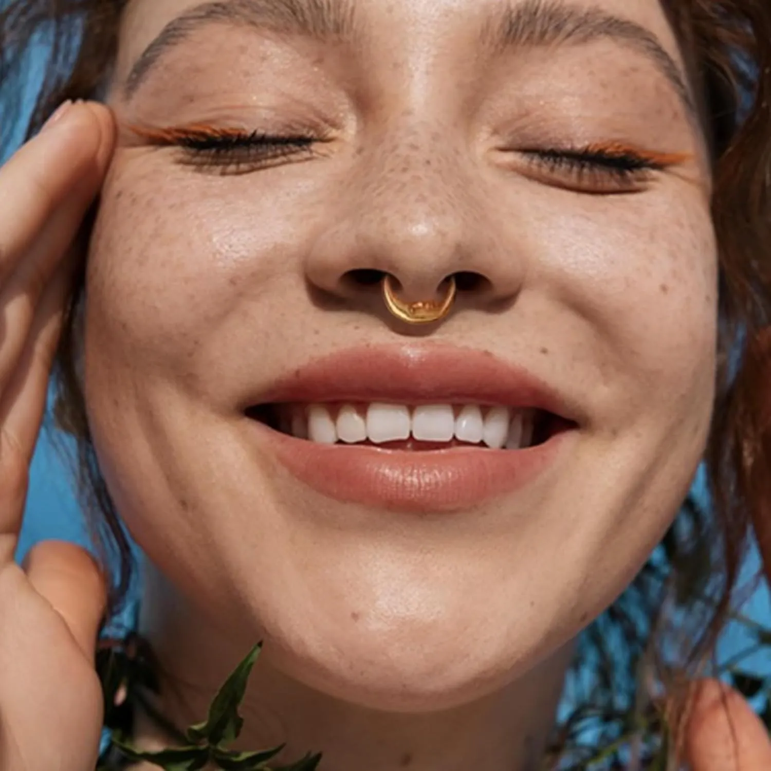 316L Stainless Steel Septum Rings, Segment Nose Rings for Women Men, Cartilage Clicker Earrings Hoop for Helix, Rook, Daith, Tragus Piercing Jewelry