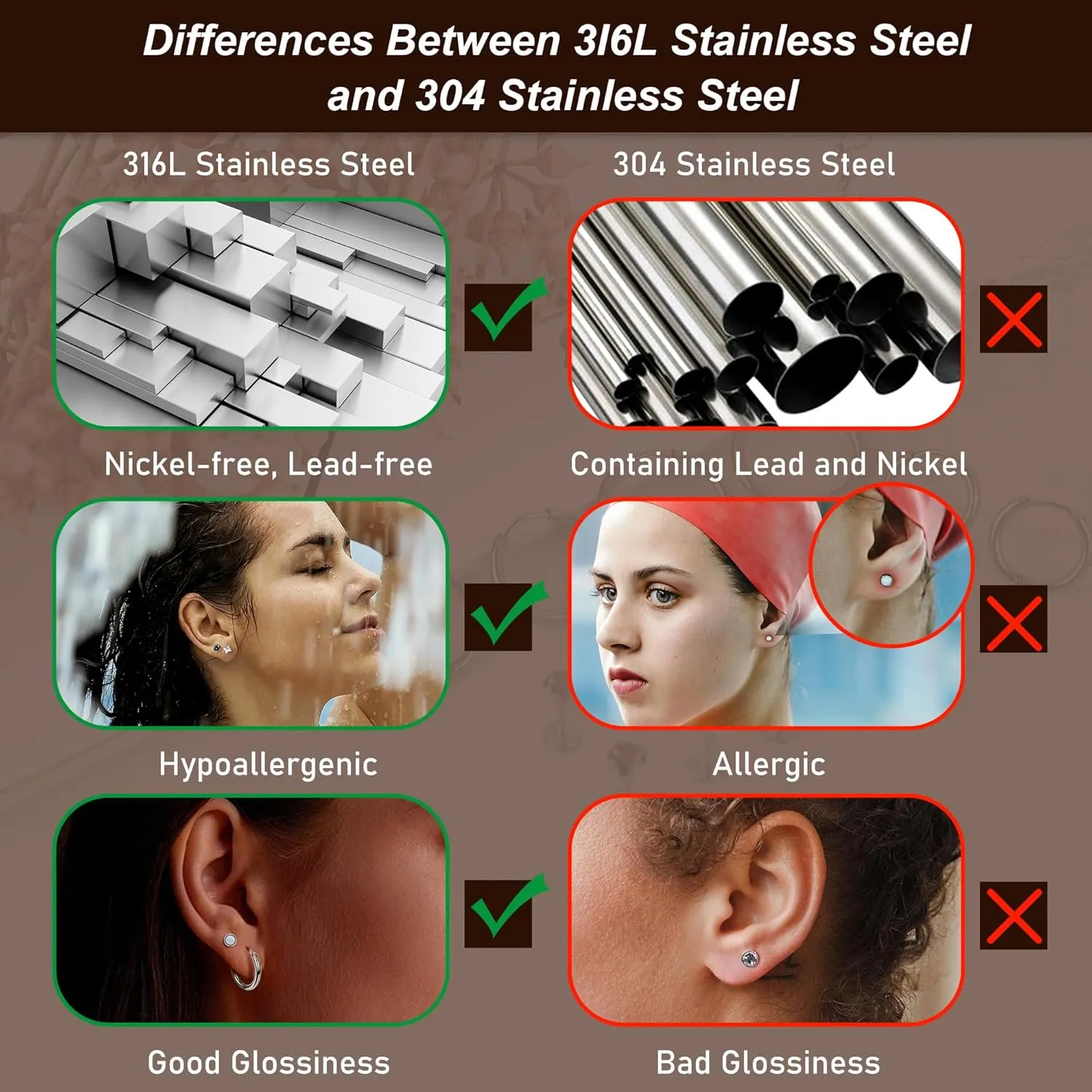 8Pairs 20G 316L Stainless Steel Tiny Threadless Flat Back Stud Earrings for Women Cartilage Stud Hoop Earrings Hypoallergenic CZ Opal Ball Small Helix Cartilage Huggie Hoop Earrings for Multiple Piercing
