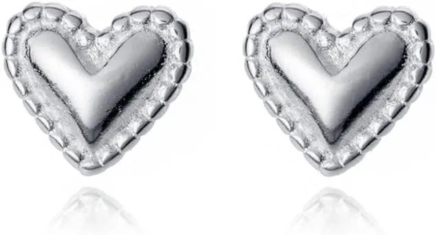 925 Sterling Silver Love Heart Stud Earrings for Women Teens Tiny Heart Stud Earrings Hypoallergenic-5MM