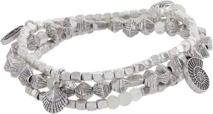 Alex and Ani Nautilus Stretch Bracelet, Set of 3