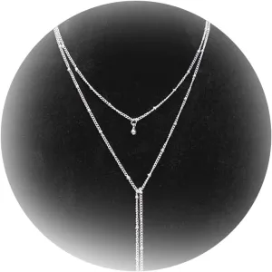 Aonklot Long Tassel Necklace for Women Lariat Necklace Layered Y Necklace Vintage Choker Necklace Birthday Christmas Thanksgiving Jewelry Gift