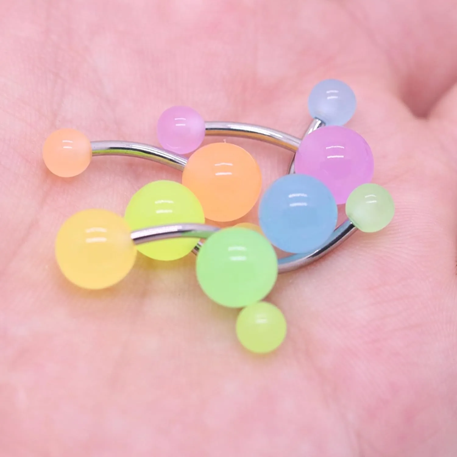 Belly Button Ring Surgical Steel Belly Rings Navel Rings Hypoallergenic Belly Button Rings Clicker Belly Button Ring Belly Piercing for Women