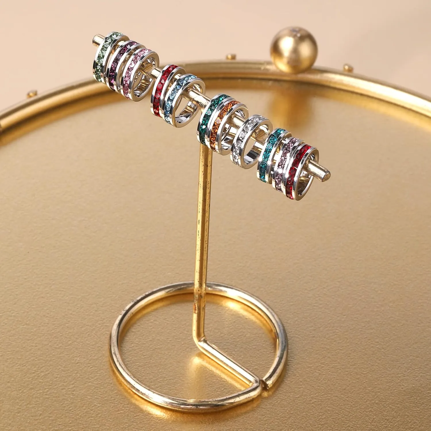 Birthstone Pendant Charm for Necklace - Full Eternity, Stackable, Crystal Birthstone