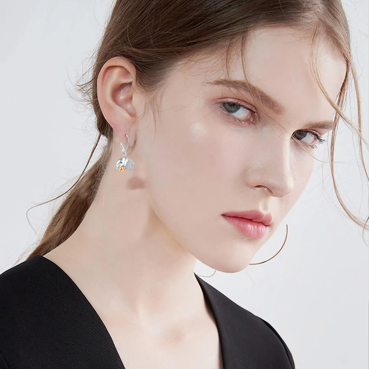 Butterfly Earrings for Women 925 Sterling Silver Butterfly Dangle Earrings Butterfly Jewelry for Girlfriendm