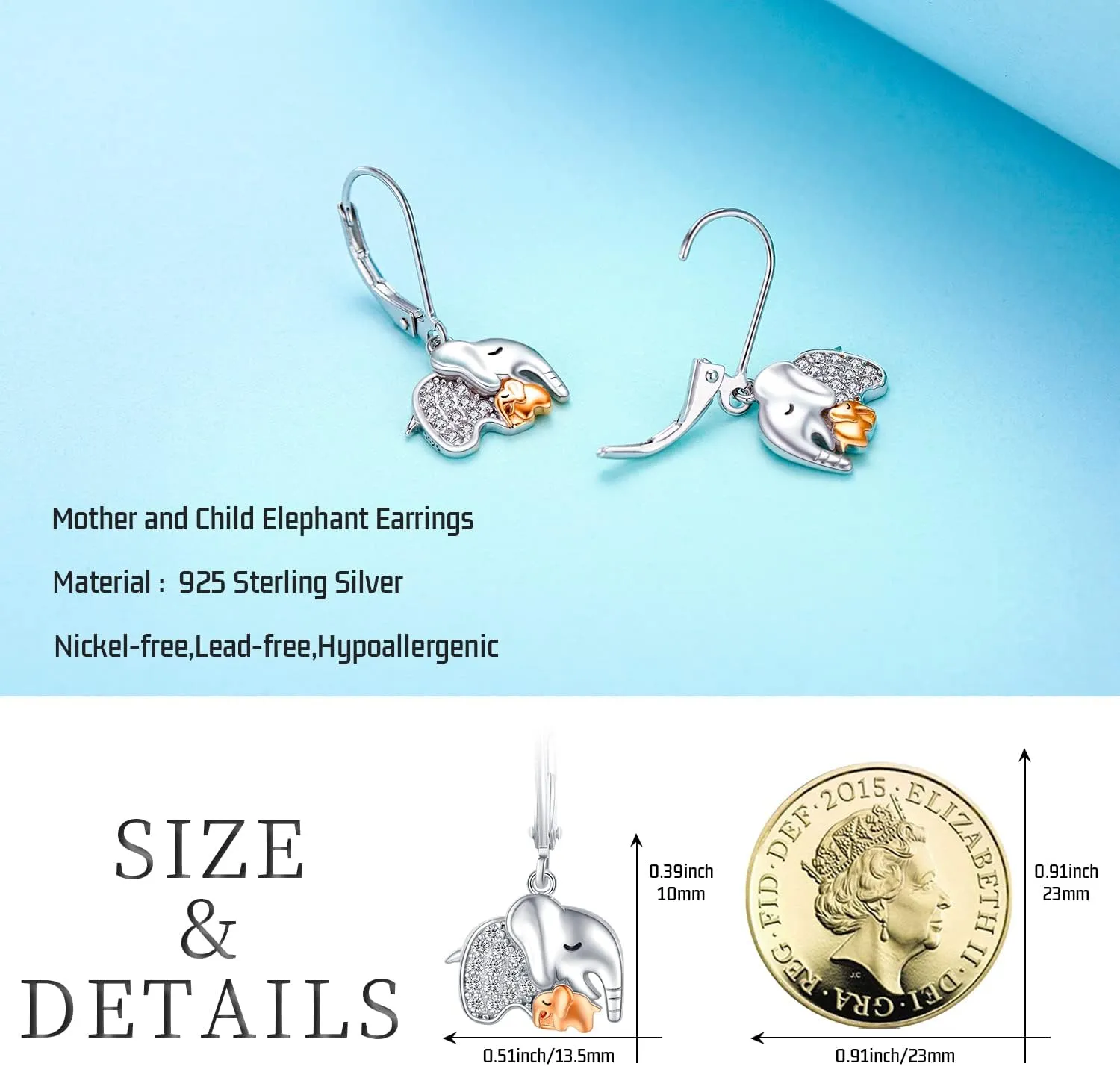 Butterfly Earrings for Women 925 Sterling Silver Butterfly Dangle Earrings Butterfly Jewelry for Girlfriendm