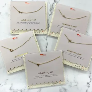 Celebrate You - Initial Necklace