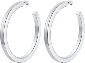 ChainsProMax Hypoallergenic Hoop Earrings for Women, 30/40/60/80MM Small Medium Large Size, Stainless Steel/14K Gold Plated/Black, with Gift Box