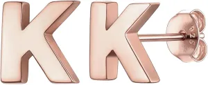 ChicSilver Hypoallergenic 925 Sterling Silver Stud Earrings Simple Tiny Initial Letter A-Z Studs for Women Sensitive Ears (with Gift Box)