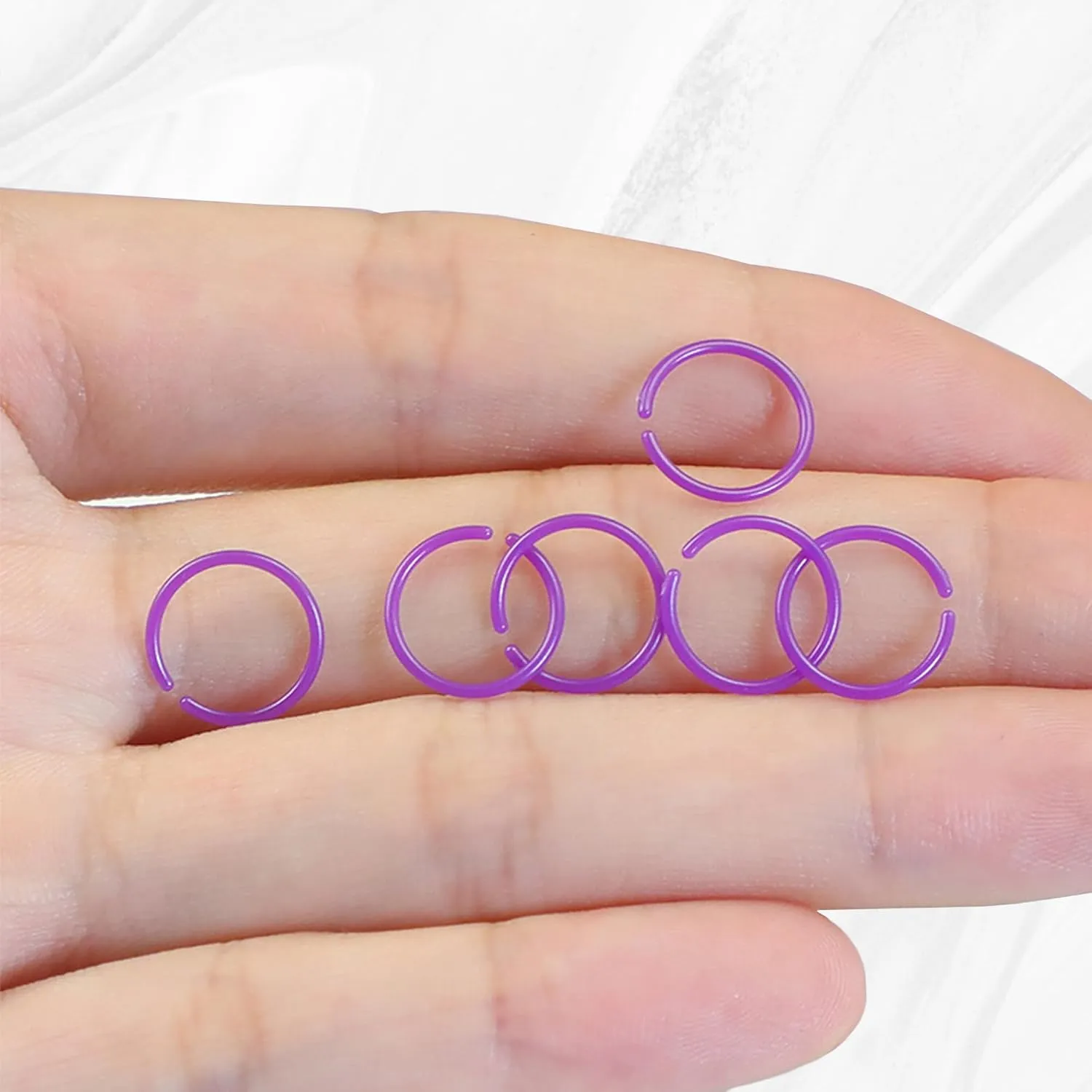 Clear Septum Retainer 16G Plastic Septum Ring Retainer Plastic Hoop Earrings Clear Septum Piercing Retainer Horseshoe Piercing Jewelry