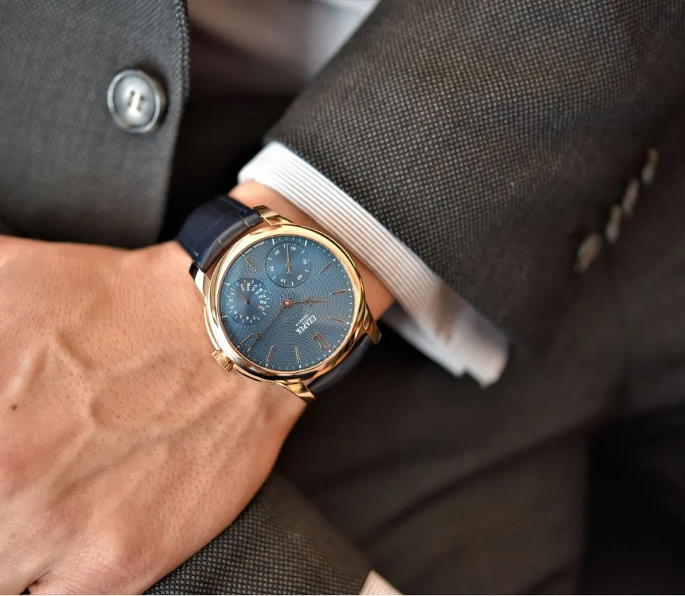 CZP Watch Quai Des Bergues Gold Royal Blue Limited Edition