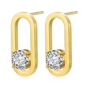 Earrings for Women Handmade Stud Earrings for Women Trendy Stainless Steel Stud Earrings for Women's Flat Back Earrings for Women, Men, and Girls Gold Fashionable Stylish Earring Studs