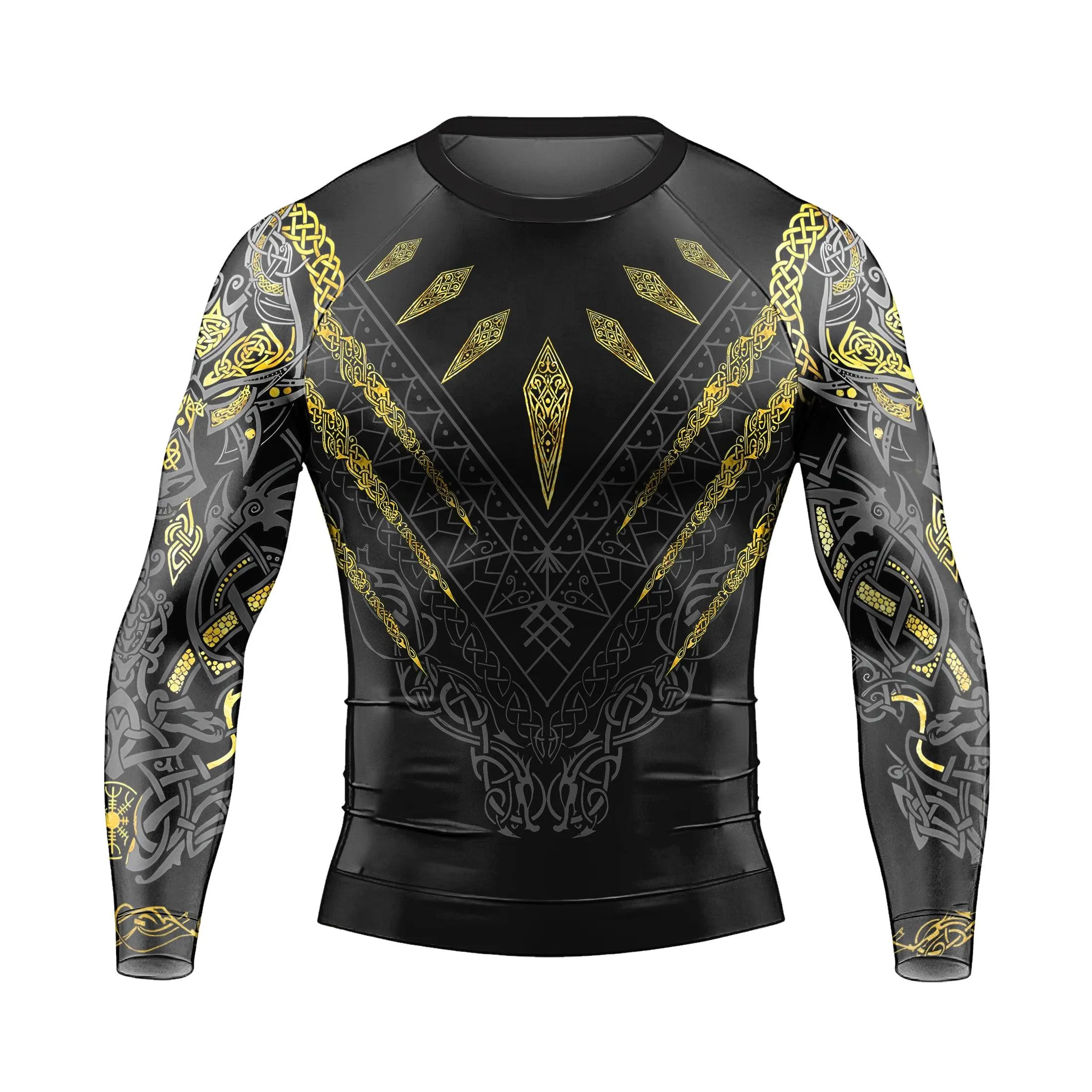 Fenrir's Wrath Man Long Sleeve Rash Guard