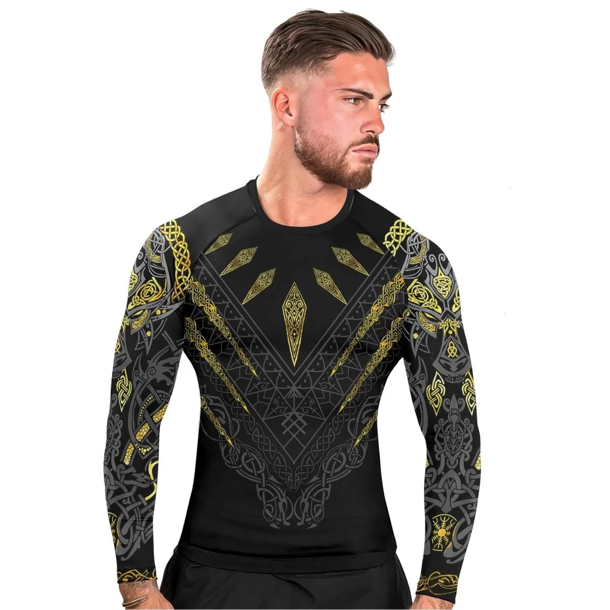 Fenrir's Wrath Man Long Sleeve Rash Guard
