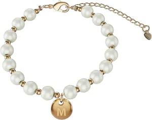 Flower Girl Proposal Bracelet, Dainty Gold Initial Charm Bracelet for Girl, Letter Name Bracelet Girls Jewelry Birthday Wedding Party Gift with Gift Box