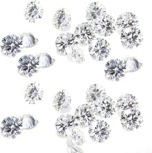 GEMHUB Loose Diamond 1 mm -3.25 mm CVD Diamonds for Jewelry Making