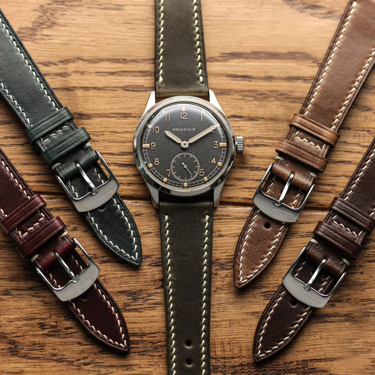 Genuine Horween Chromexcel® Watch Strap - Dark Brown
