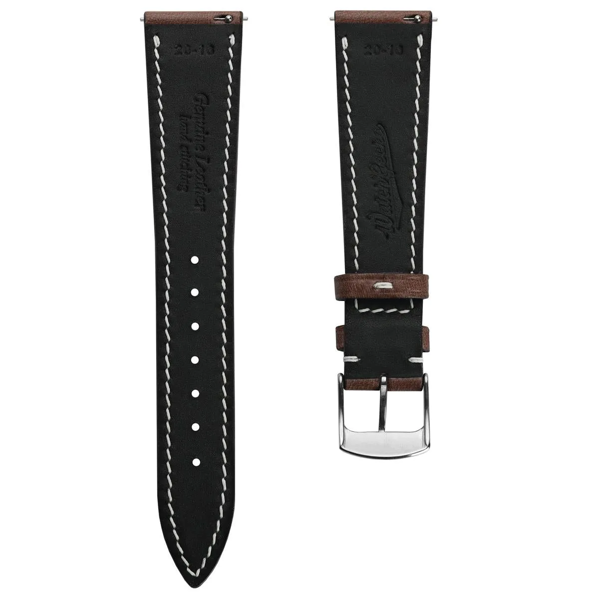 Genuine Horween Chromexcel® Watch Strap - Dark Brown