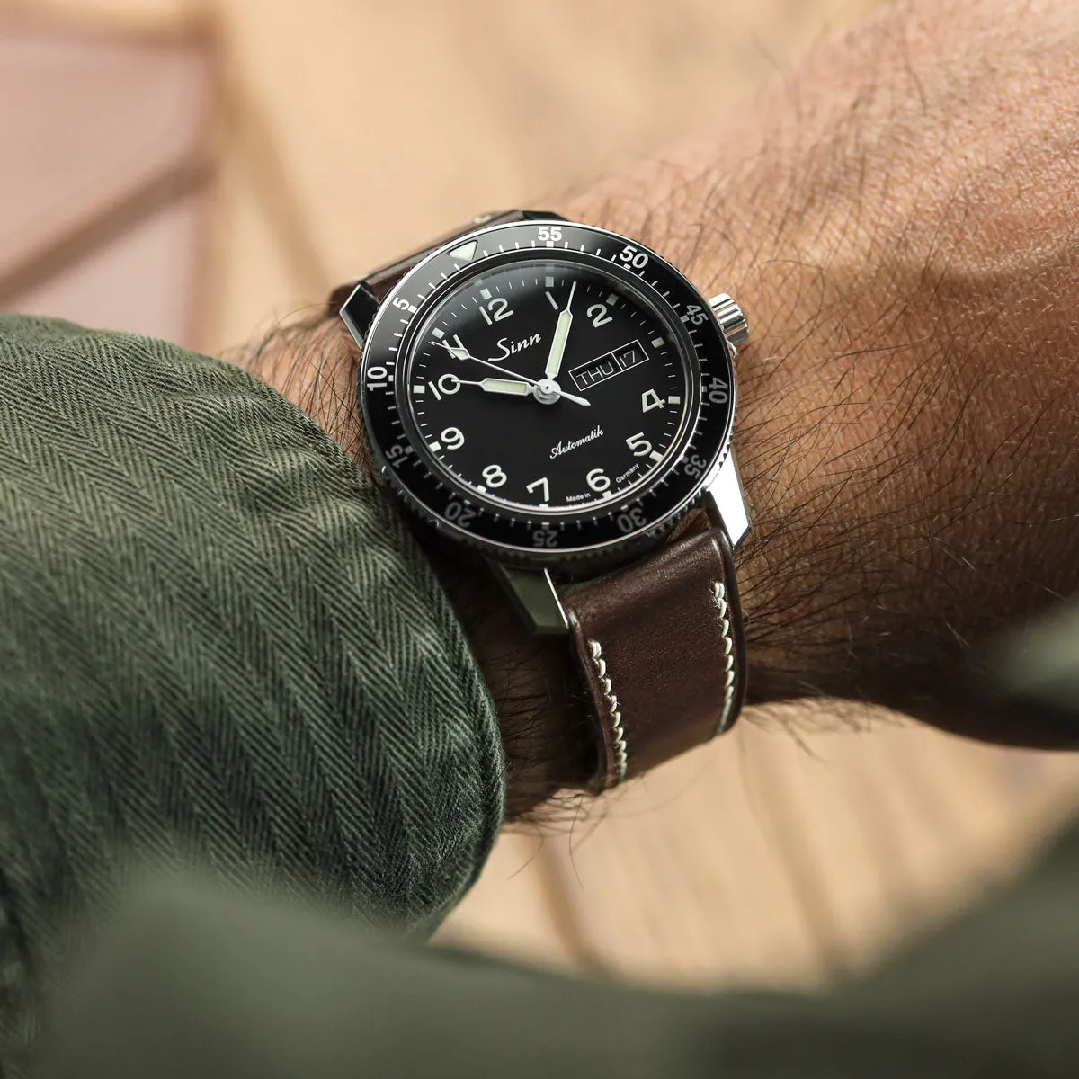Genuine Horween Chromexcel® Watch Strap - Dark Brown