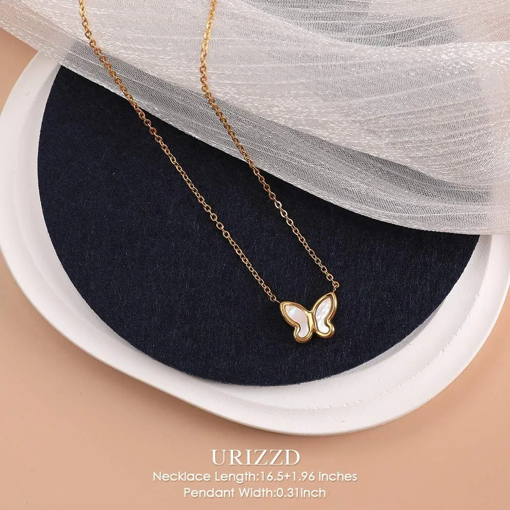 Gold Plated Y Necklace for Women Stainless Steel Cross Layered Choker Lariat Adjusted Double Necklace Fashion Multilayer Long Pendant for Women