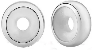 GW Stopper Charms 925 Sterling Silver Round Rondelle Spacer Beads for Charm Bracelets for Women
