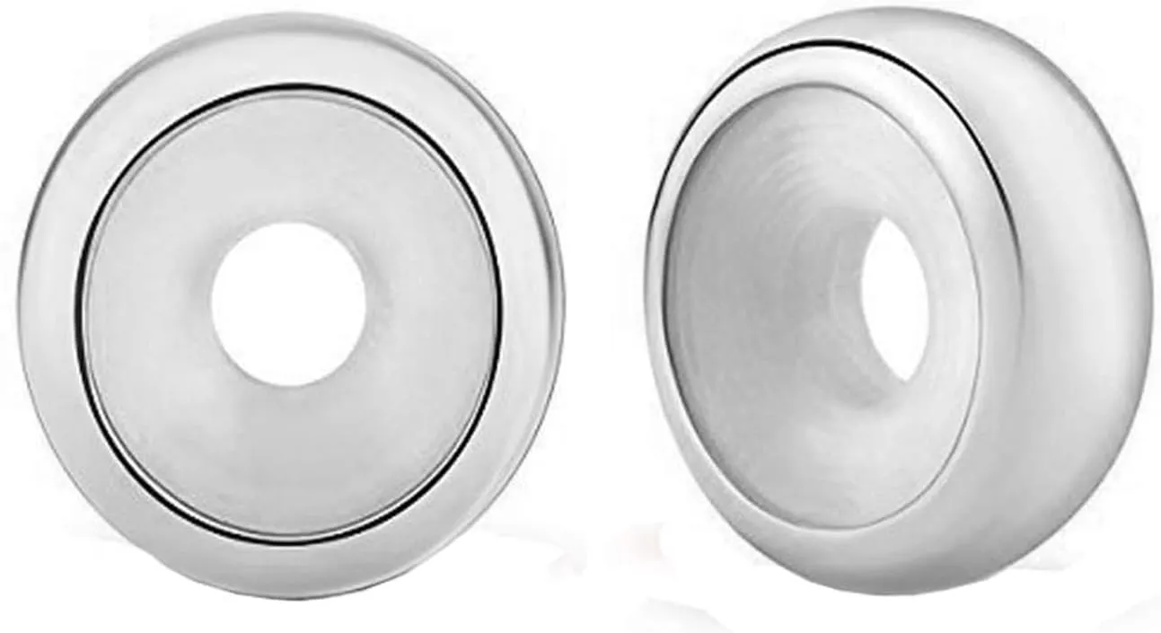 GW Stopper Charms 925 Sterling Silver Round Rondelle Spacer Beads for Charm Bracelets for Women
