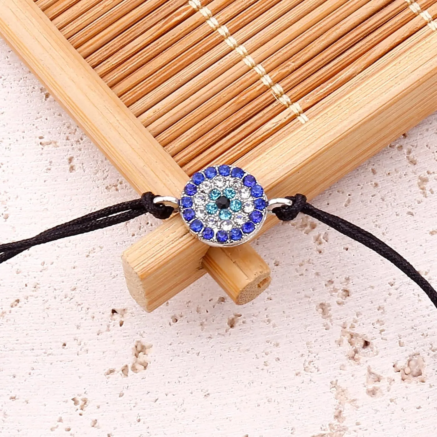 Handmade String Bracelet Evil Eye Bracelets Ankle Jewelry Protection Bracelet Women Men Family