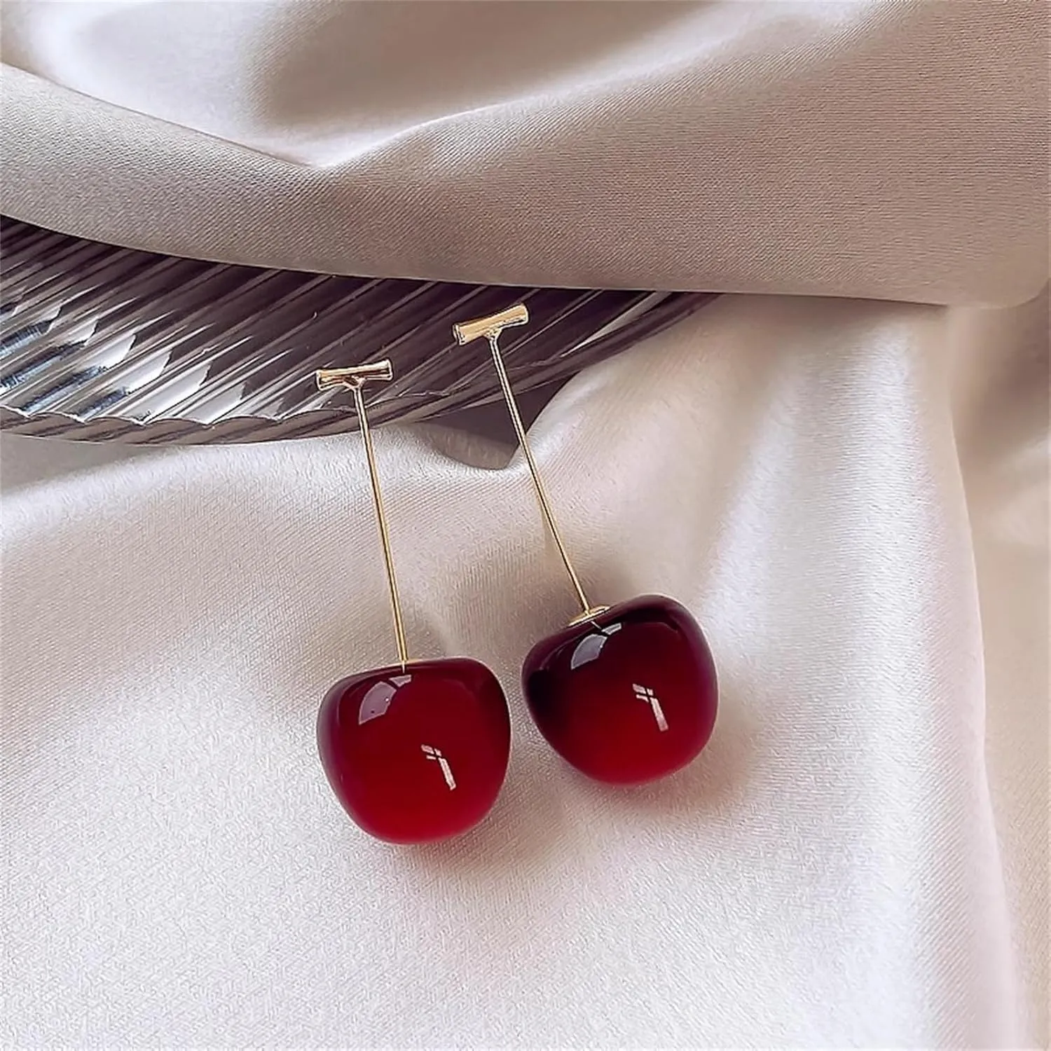 Hoop Earring Sterling Silver 40mm Plated Gold/Silver Trendy Earrings for Women 2024 Lightweight Hypoallergenic Earrings