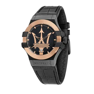 Maserati POTENZA 42mm Gold Watch