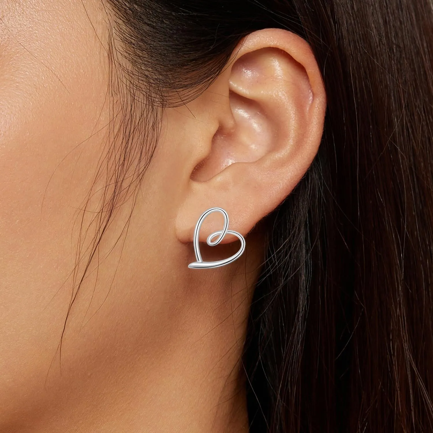 MUNDELL 925 Sterling Silver Classic Bow Knot Stud Earrings Butterfly Owl Poker Heart Hypoallergenic Earrings for Women Fine Jewelry