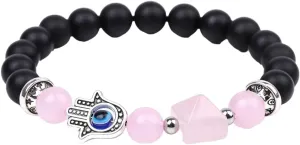 New 2025 Unisex Natural Stone Bracelet Yoga Buddha Palm Charm Beads Bracelets For Men Women Prayer Buddhism Amulet Decoration Jewelry Luxury With You Accessories Trendy For Women And Men