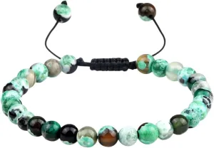 New 2025 Unisex Women 6Mm Natural Fire Agate Stone Beads Bracelets Adjustable High Prayer Hers Yoga Meditation Jewelry Findings Fashion Trendy Accessories Creative Gift For Women And Men