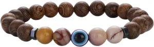 New 2026 Unisex 8Mm Natural Wood Beads Bracelets Men Black Ethinc Meditation White Bracelet Women Prayer Jewelry Yoga Decoration Luxury With You Accessories Trendy Best For Gift For Women And Men