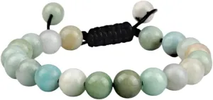 New 2026 Unisex Adjustable Women Natural Amazonite Stone Beads Prayer Bracelets 6 8 Mm Agates Jaspers Men Bracelet Bangle Handmade Jewelry Findings Gifts Fashion Trendy Accessories Gift For And