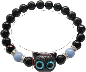 New 2026 Unisex Cute Big Eye Cat Bracelets Glow-In-The-Dark Bracelet For Women Pendant Beaded Hand Chain Friendship Couple Decoration Jewelry Luxury With You Accessories Trendy For Women And Men