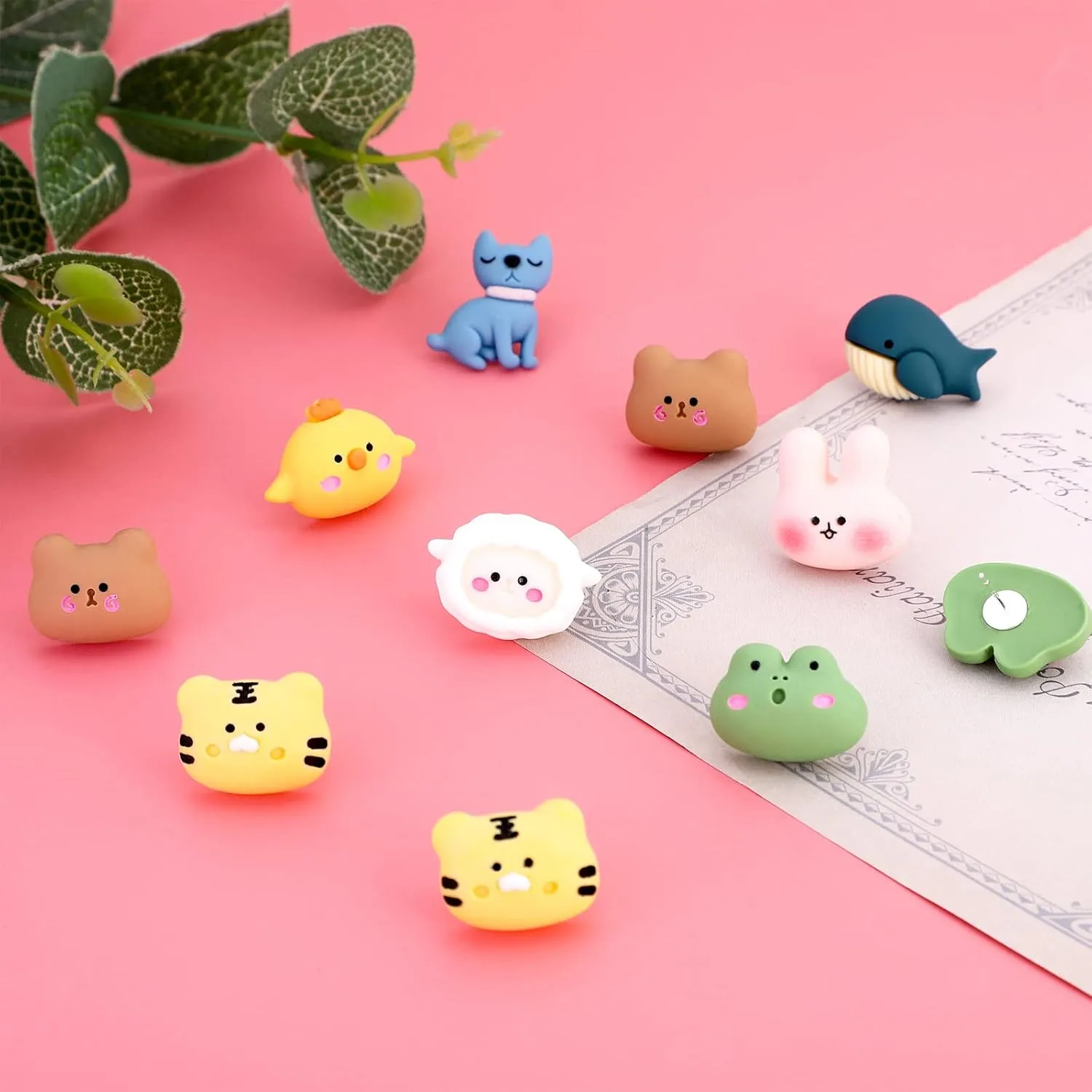 NEWITIN 9 Pairs Cute Animal Bite Earrings for Girls Hypoallergenic Earring 3D Clay Earrings Cartoon Biting Ear Studs Polymer Clay Studs for Girls Women