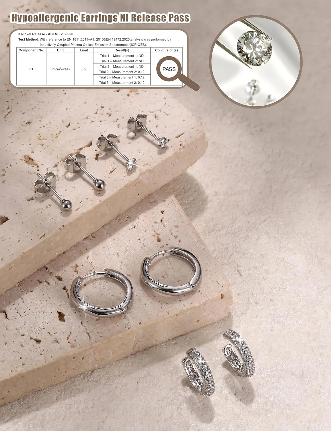 ORAZIO Small Gold Hoop Earrings for Women Hypoallergenic 14K Gold Plated Chunky Huggie Earring Sets for Multiple Piercing Dainty Earing Stacks Set Cute Silver Cartilage Jewelry Trendy Gifts