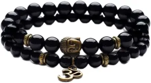 Pendant Charm Bracelets for Women Religious Buddha Meditation Bracelet Men New Nature Stone Prayer Bracelet 22cm 5