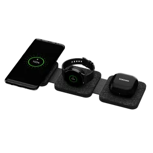 PowerBase Go - 3 in 1 Foldable Travel Charger | For Samsung