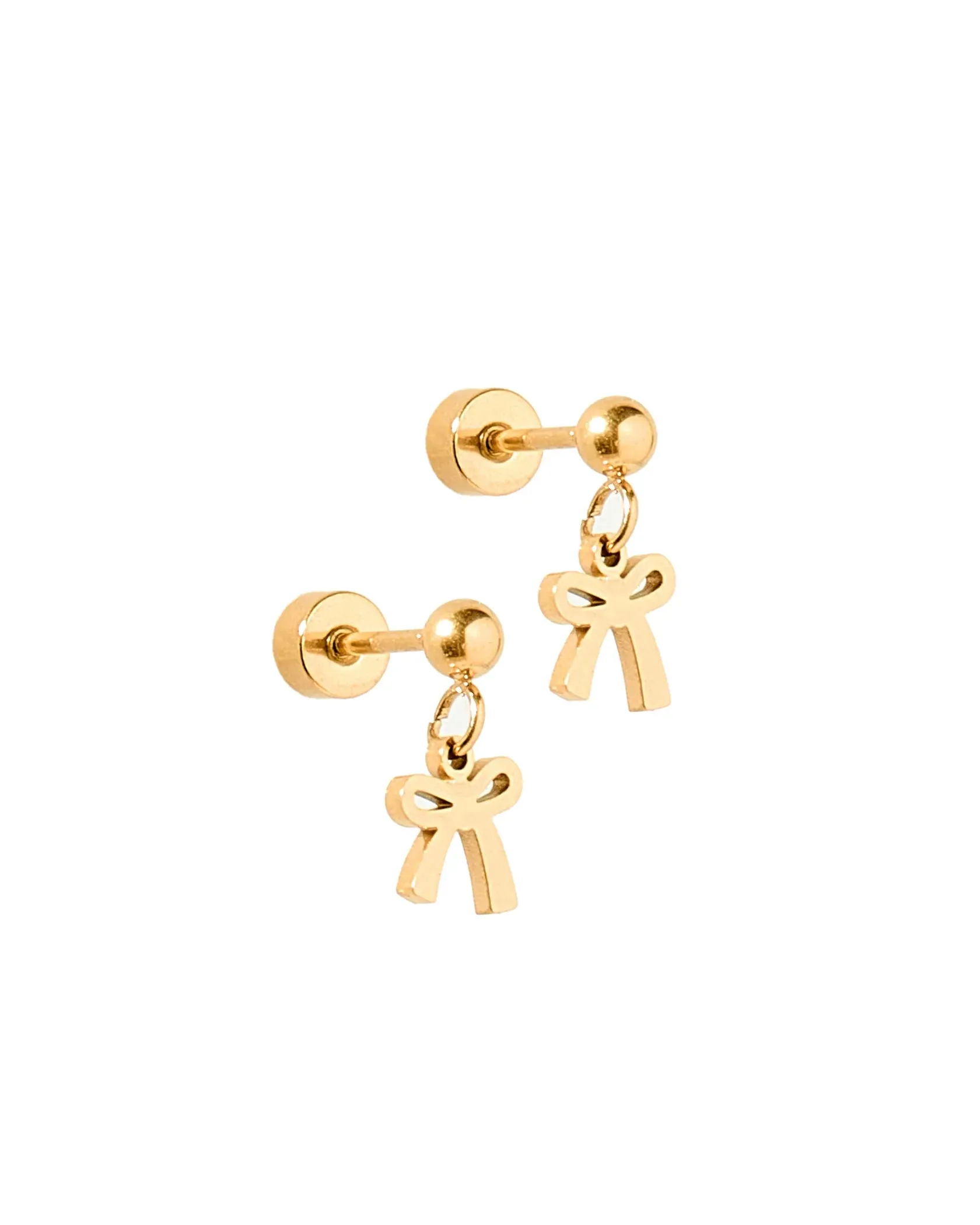 Screw back Stud Earrings- Millie Bow