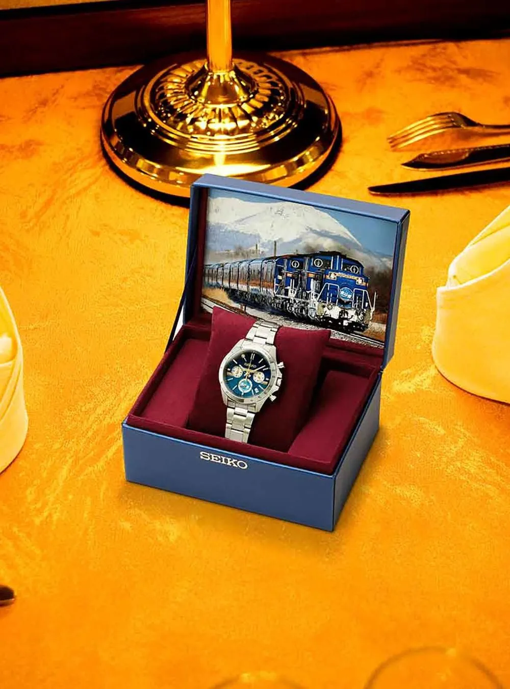 SEIKO WATCH JR HOKKAIDO HOKUTOSEI 35TH ANNIVERSARY DD51 MADE IN JAPAN LIMITED EDITION