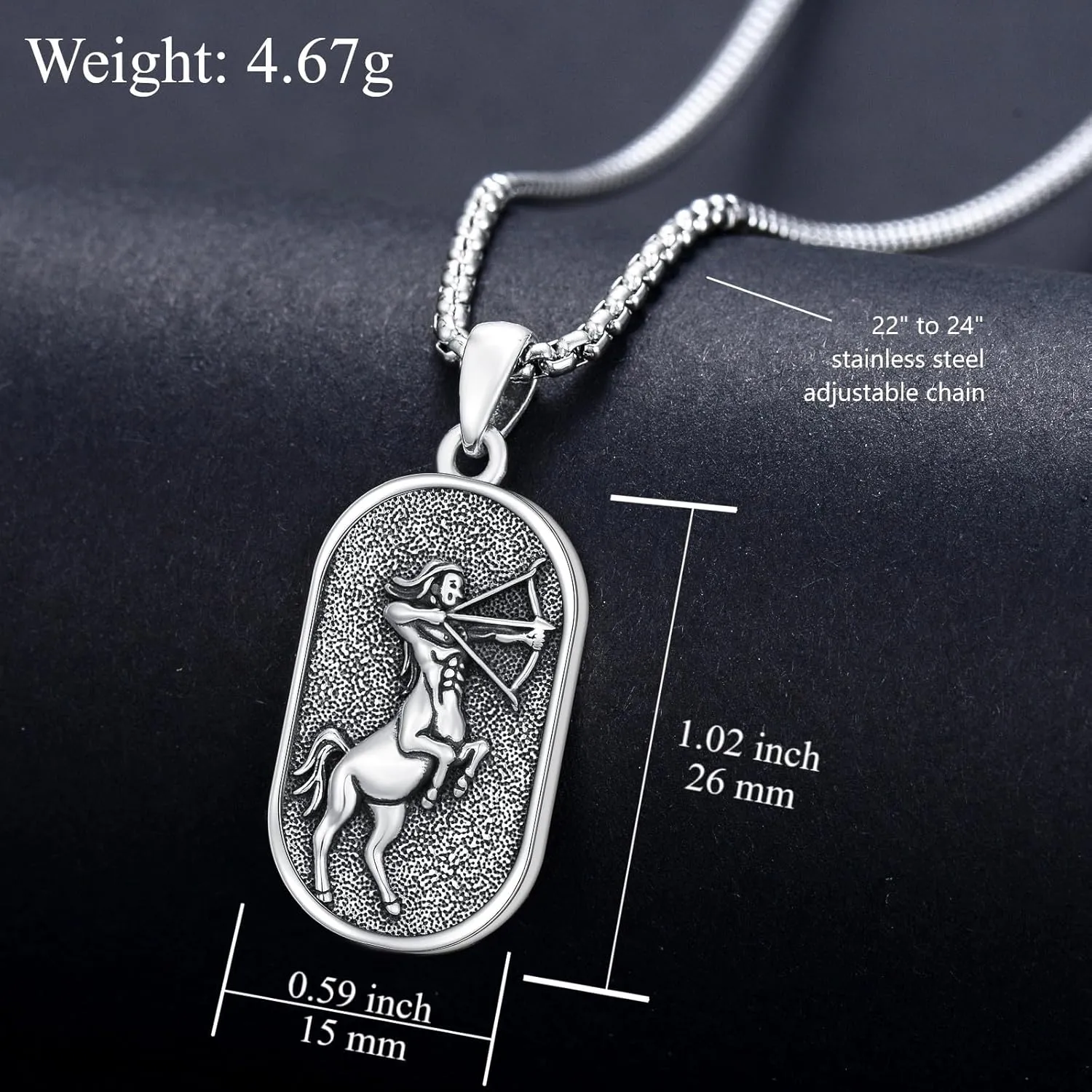 SIMONLY Zodiac Necklace 925 Sterling Silver Constellation Necklace Zodiac Sign Necklaces Horoscope Jewelry Christmas Birthday Astrology Gifts for Women Men Unisex