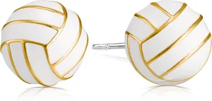 Sports Earrings for Women Gilrls, 3D Volleyball Baseball Football Soccer Basketball Pickleball Earrings Stuff Accessories for Women Mom Sports Fan Sport Lovers Jewelry Gifts