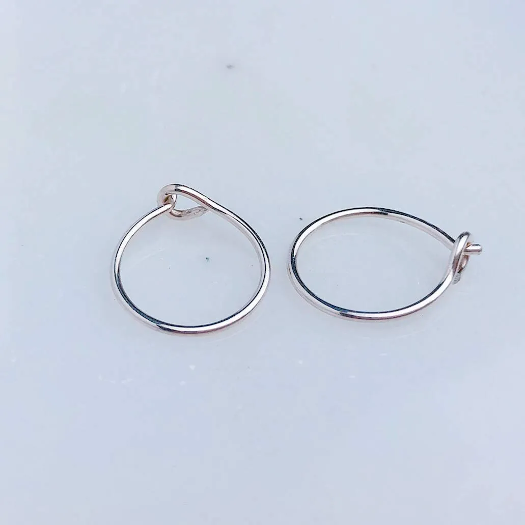 Sterling Silver Small Huggie Hoop Earrings for Women Girls, Hypoallergenic Tiny Thin Silver Hoops