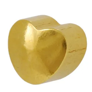 Studex Regular 4mm Heart Shaped Gold Plated Ear Piercing Stud Earrings